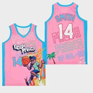 Will Smith Fresh Prince #14 of Bel-Air Summer Basketball Jersey (Read Desc)